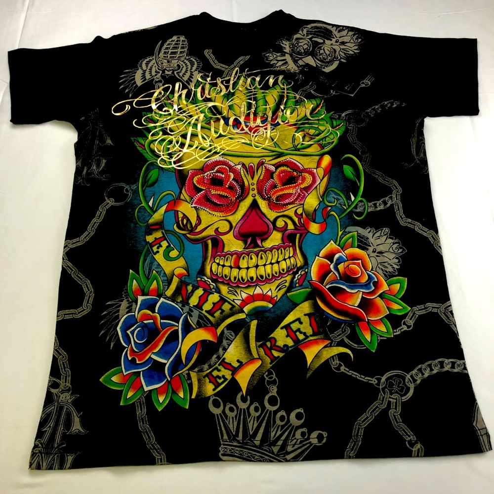 Christian Audigier T-Shirt (L)-NWT